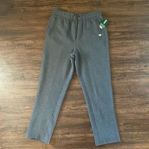 Men’s Large DSG Heather Cotton Fleece Straight Pant Dark Heather Grey